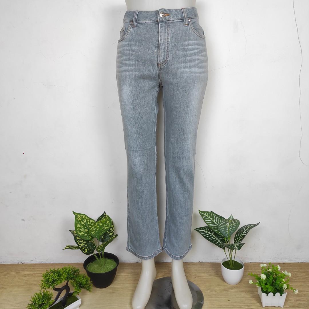 Boot cut jeans stretch, Fesyen Wanita 