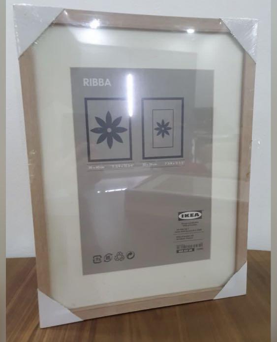 Brand New IKEA RIBBA Photo/Picture Frame (Dark Brown), Furniture & Home Living, Home Decor