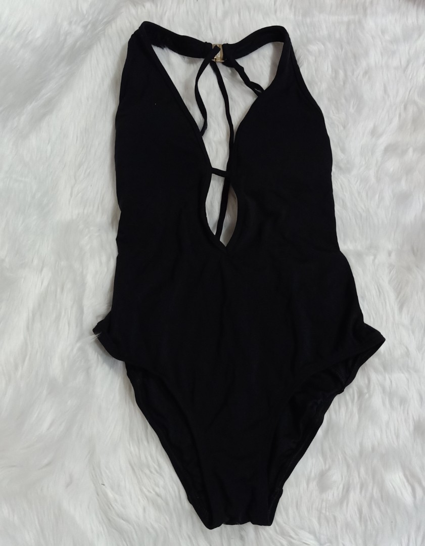 BRAND NEW XS JETS JESSIKA ALLEN SEXY BLACK ONE PIECE SWIMSUIT, Women's