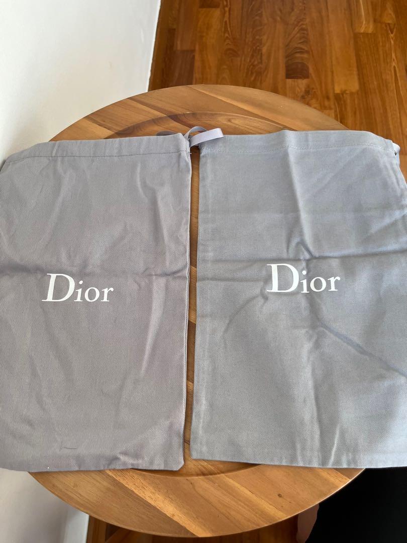 Dior shoe shop dust bag