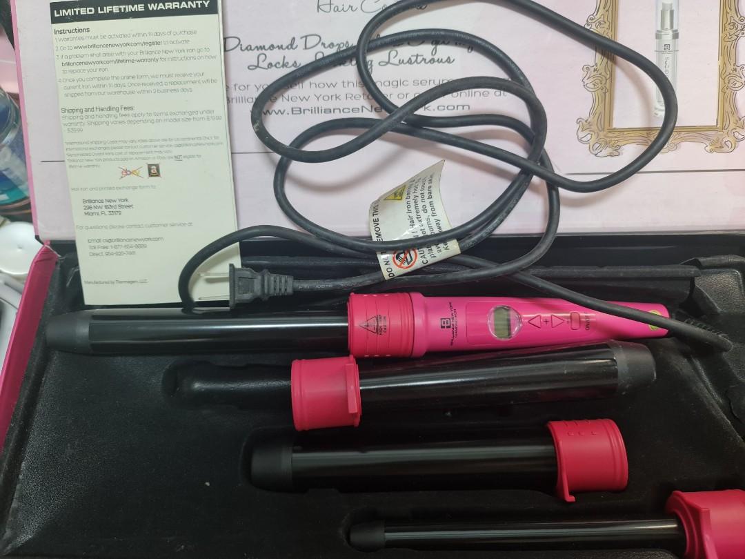 Brilliance new york diamond curling iron shop