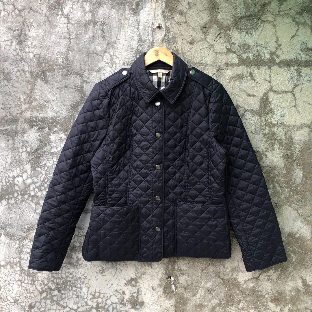 Burberry Quilted Jacket, Luxury, Apparel on Carousell