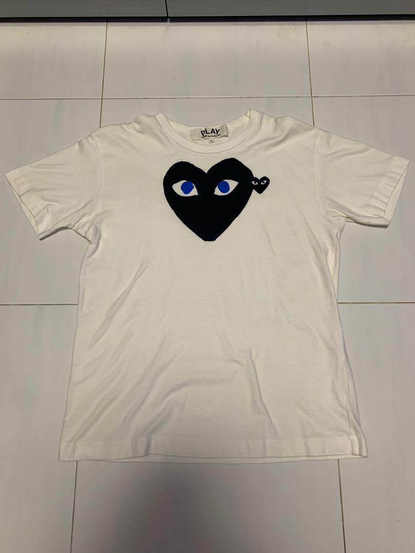 COMME DES GAR ONS CDG PlAY T SHIRT