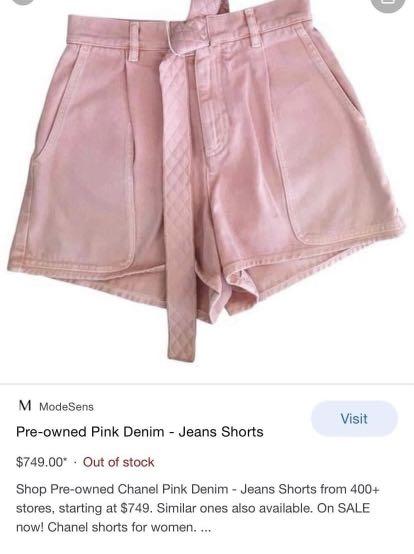 Chanel pink shorts Clearance