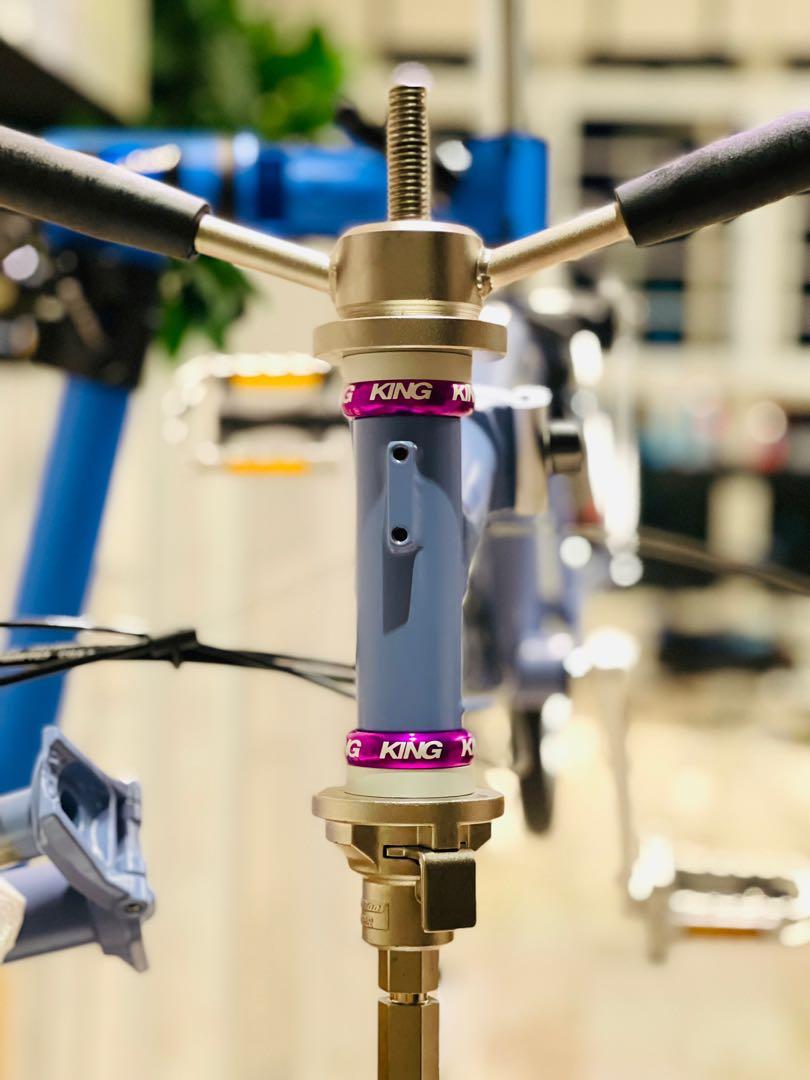 Chris King GripNut 1 1 8 Threaded headset for Brompton