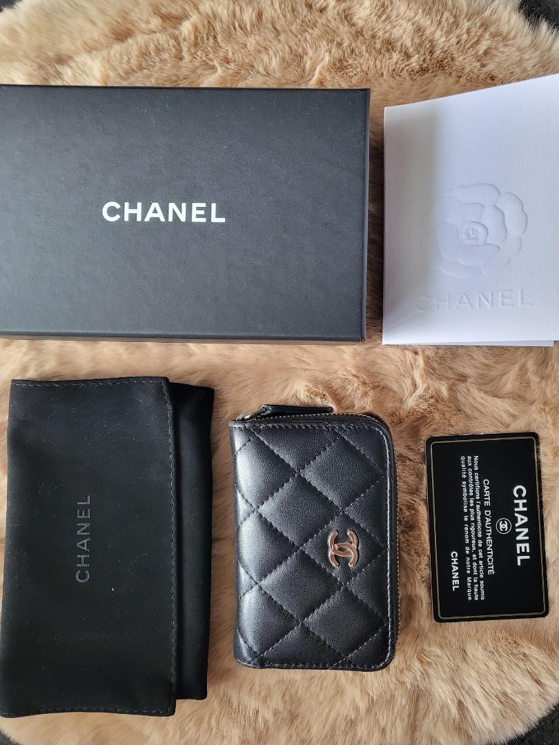 CLASSIC CHANEL ZIPPED COIN PURSE Women s Fashion Bags Wallets