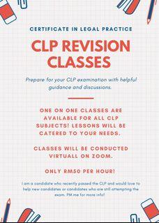 CLP Revision Classes