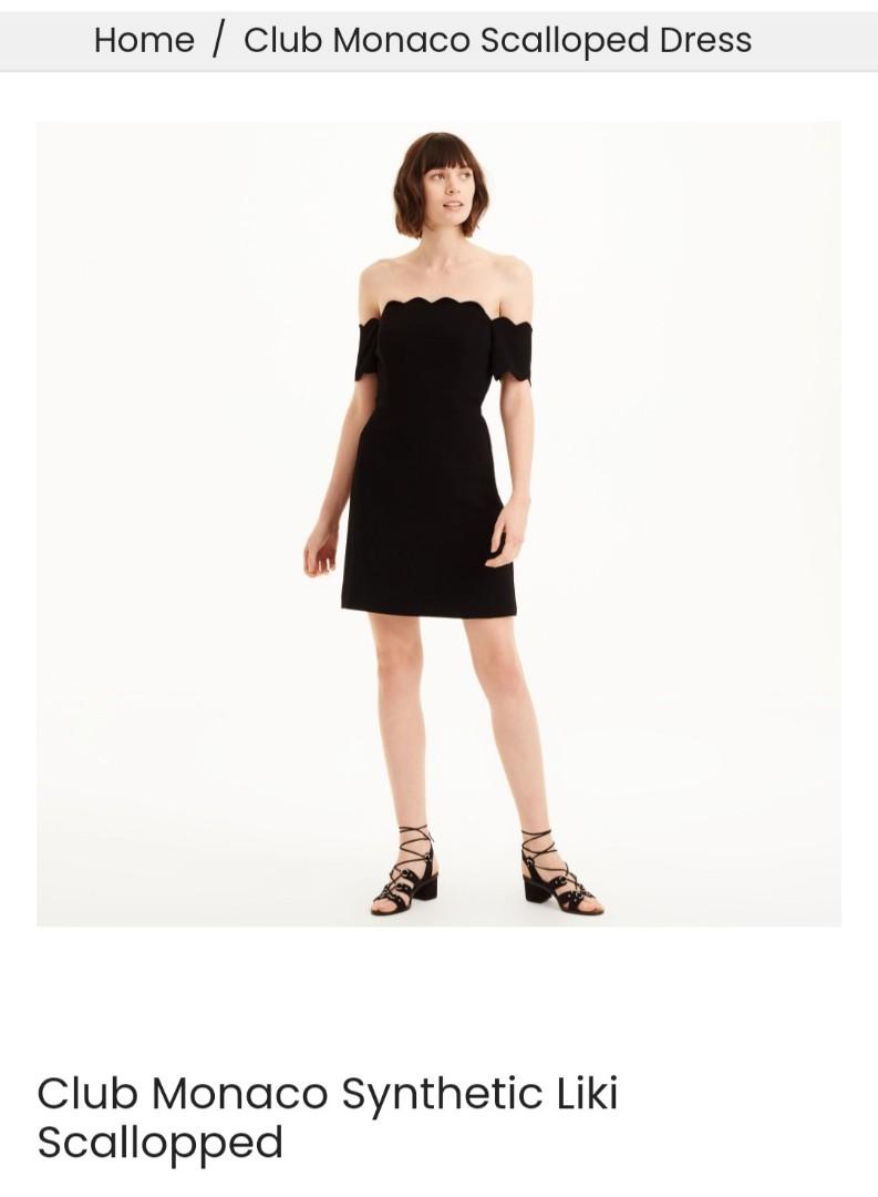 Club monaco scalloped dress cheap