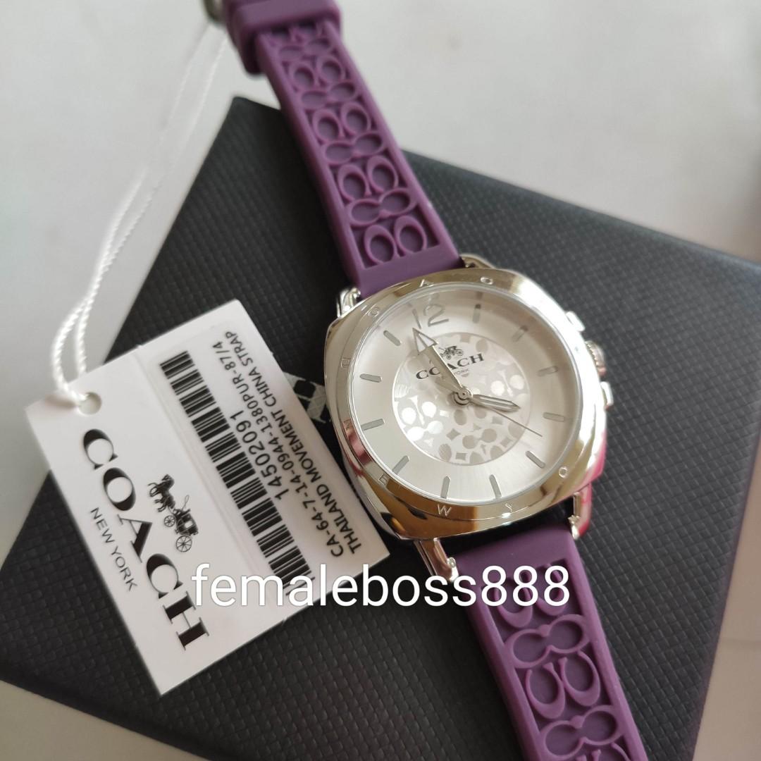 Coach boyfriend clearance strap watch