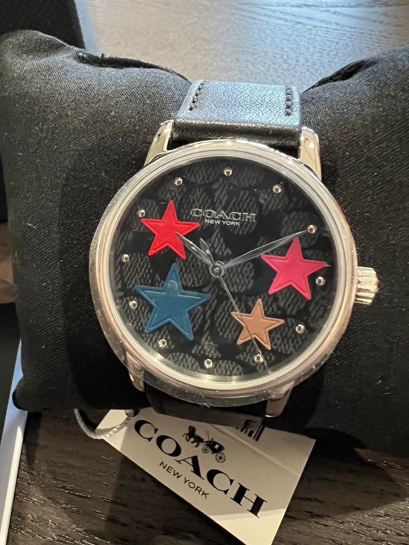 Coach discount star watch