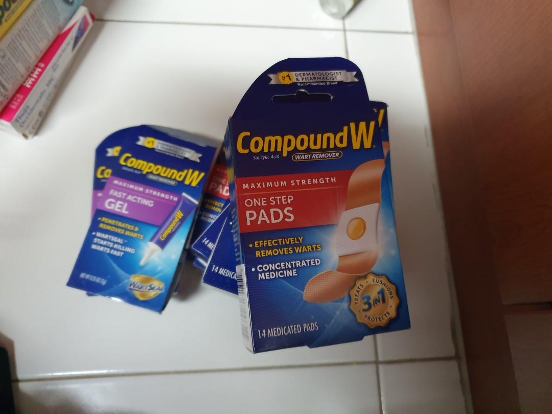 COMPOUND W ONE STEP PADS- salicylic acid plaster