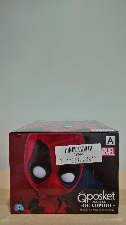 Deadpool Type A MISB Q Posket Marvel (Category: Figurines & Statues) located in Manila. Submitted by jpx48 (Listing ID 1144952449, Image 3). Description: 💯 Original•(Mint in Sealed Box)MISB.