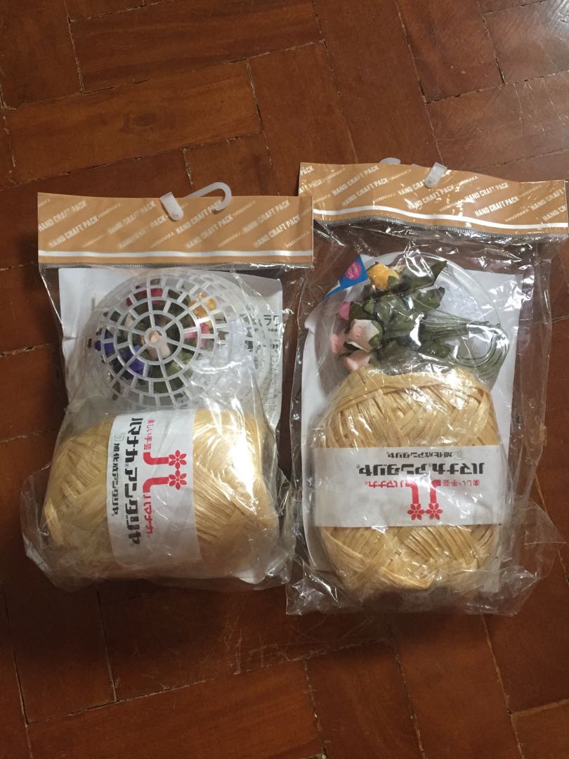 Diy Straw Hat Kit Bundle AS IS Japan Surplus, Hobbies & Toys