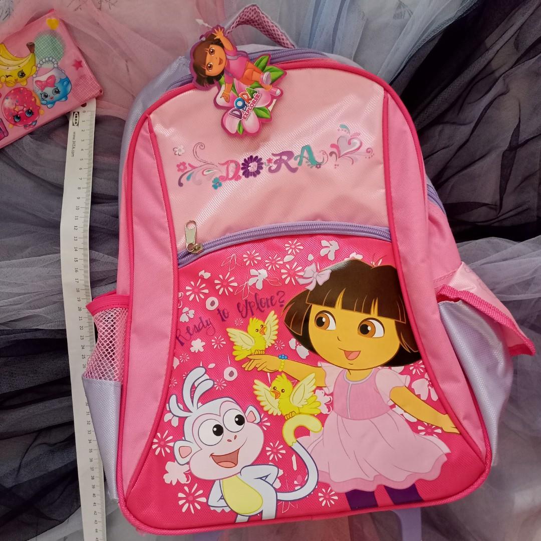 Dora backpack school bag, Babies & Kids, Going Out, Carriers & Slings