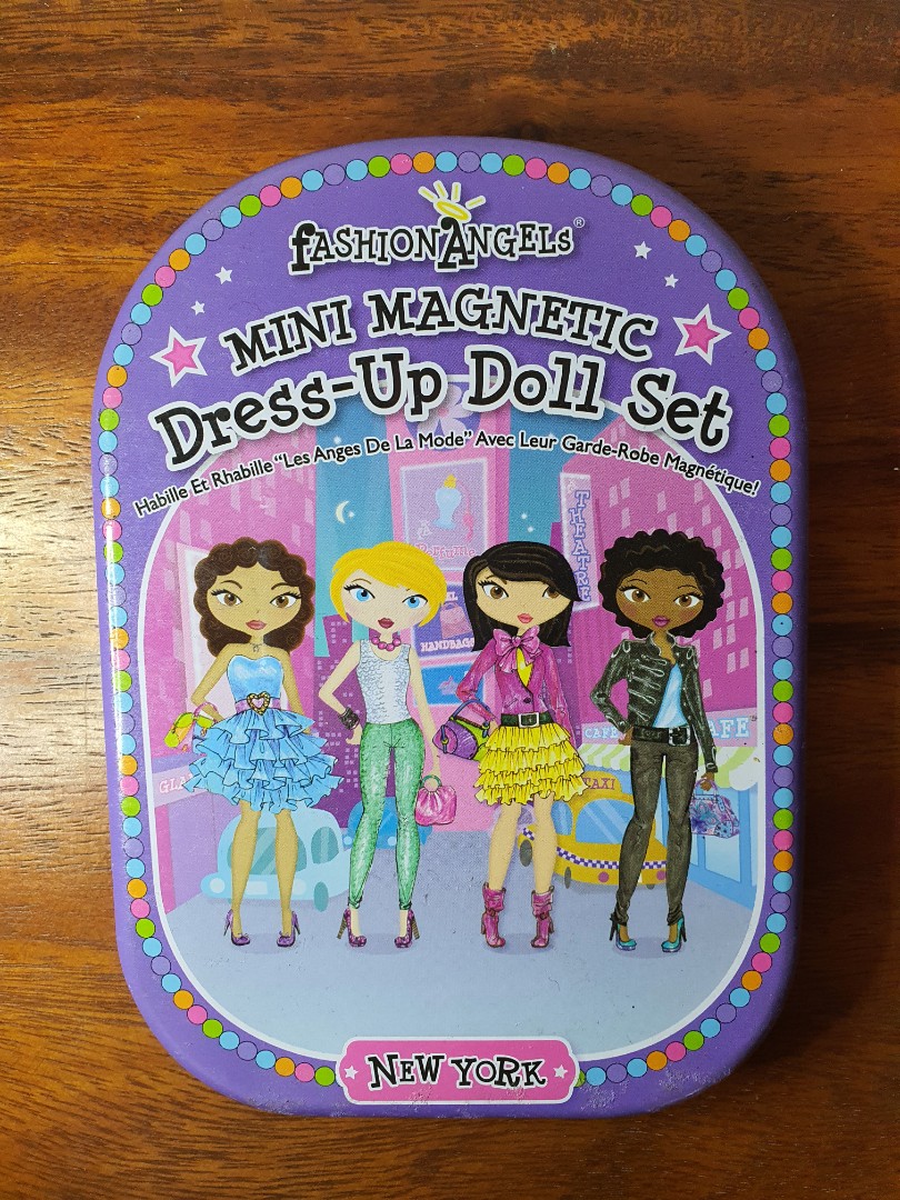 FASHIONANGELS Mini Dress Up Doll Set, Hobbies & Toys, Toys