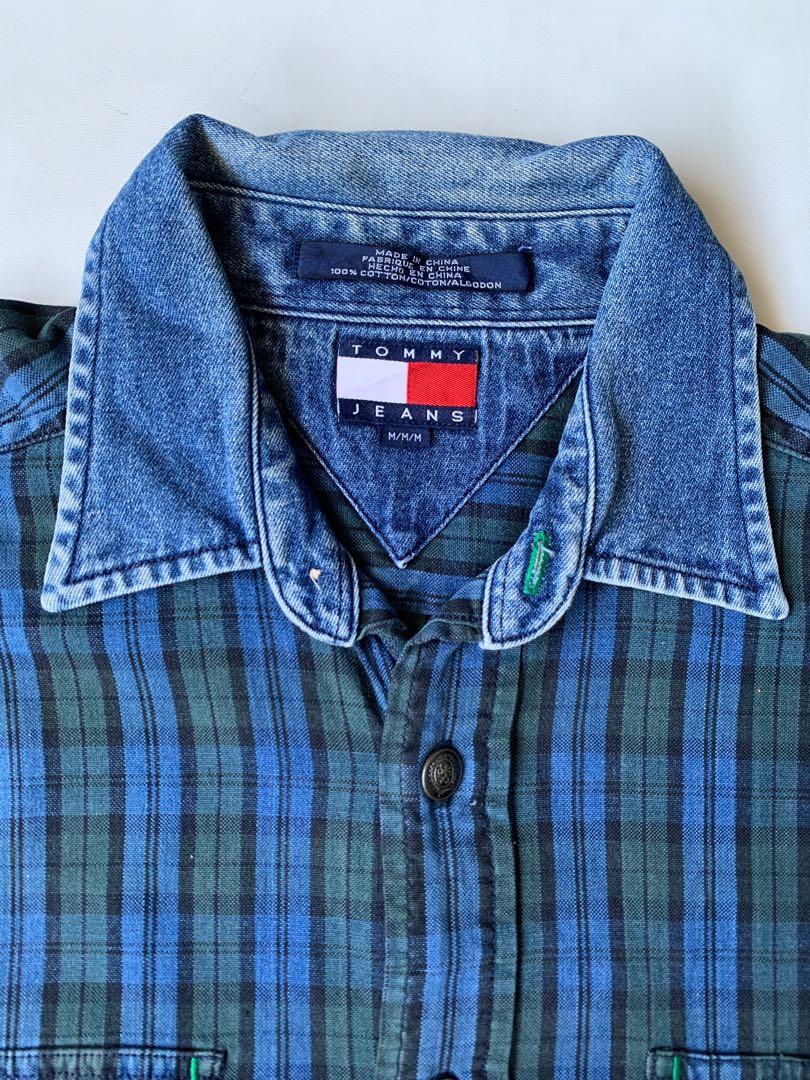 Flannel Tommy Jeans, Fesyen Pria 