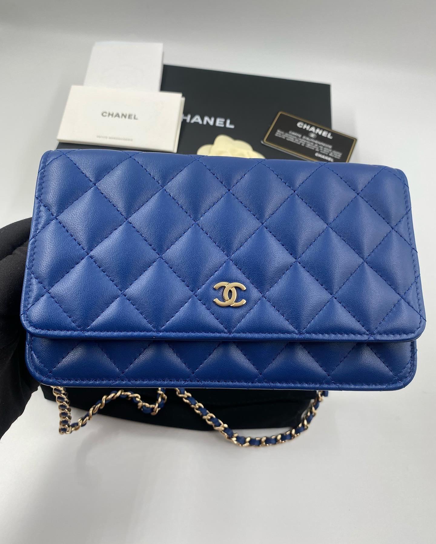 FULL SET CHANEL WALLET ON CHAIN WOC SERIES 25, Luxury, Bags & Wallets on Carousell