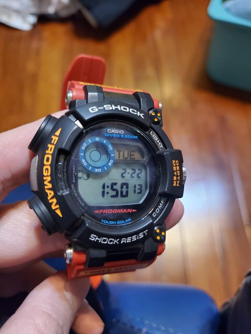 G Shock Frogman GWF D1000AAR 南極, 名牌, 手錶- Carousell