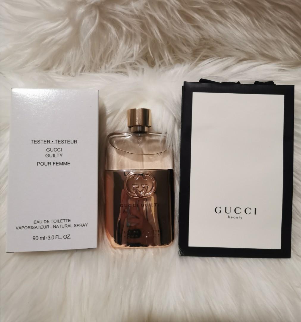GUCCI TESTER Parfum 90ml free gucci paper bag
