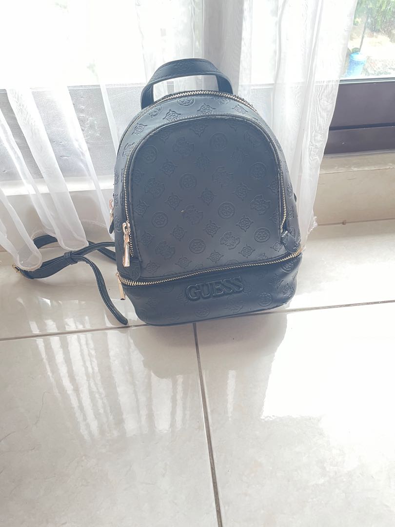 guess gray backpack