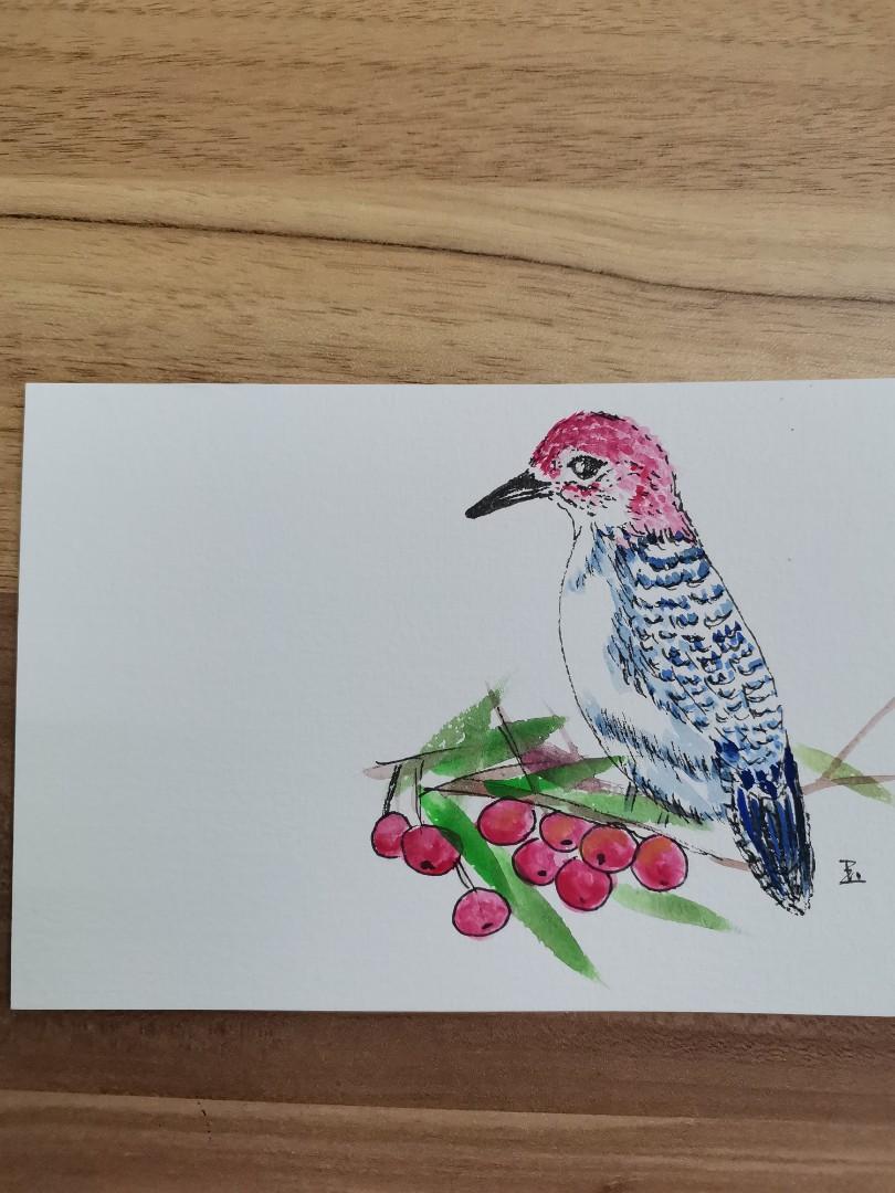 Hand paint greeting cards, Hobbies & Toys, Stationery & Craft, Handmade