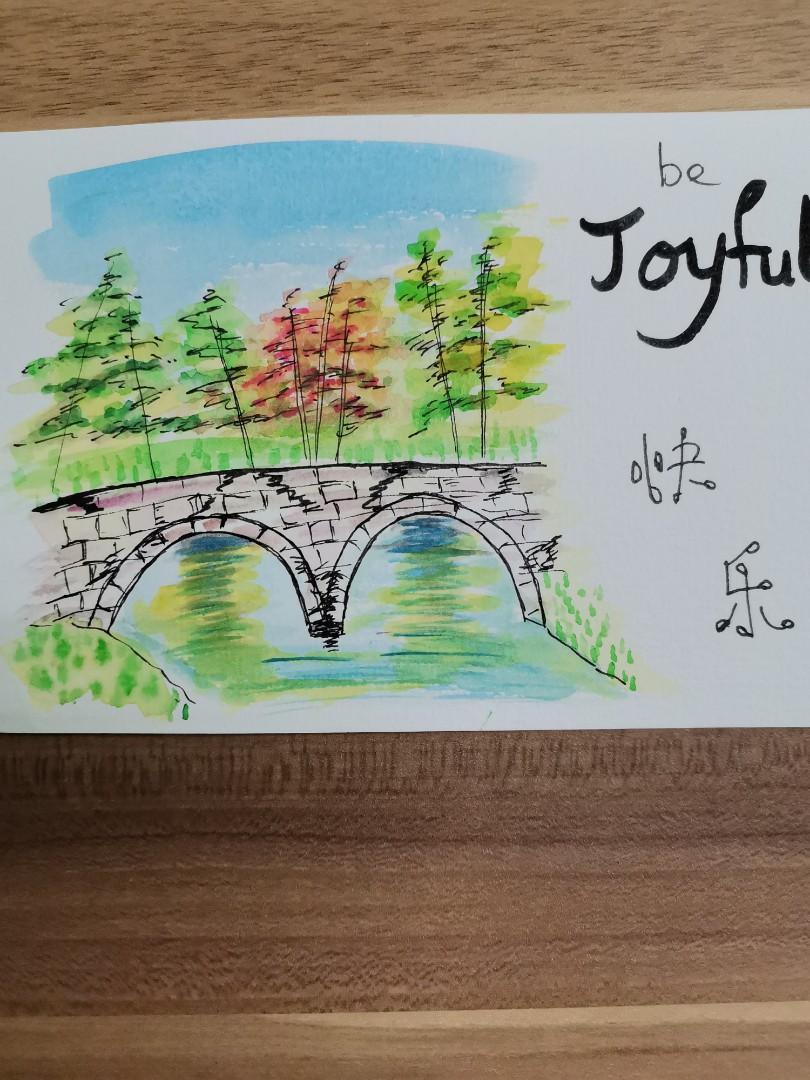 Hand paint greeting cards, Hobbies & Toys, Stationery & Craft, Handmade