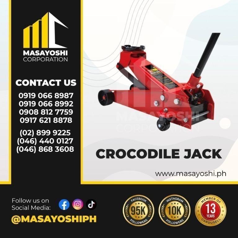 Heavy Duty Crocodile Jack Hydraulic Floor Jack, Commercial