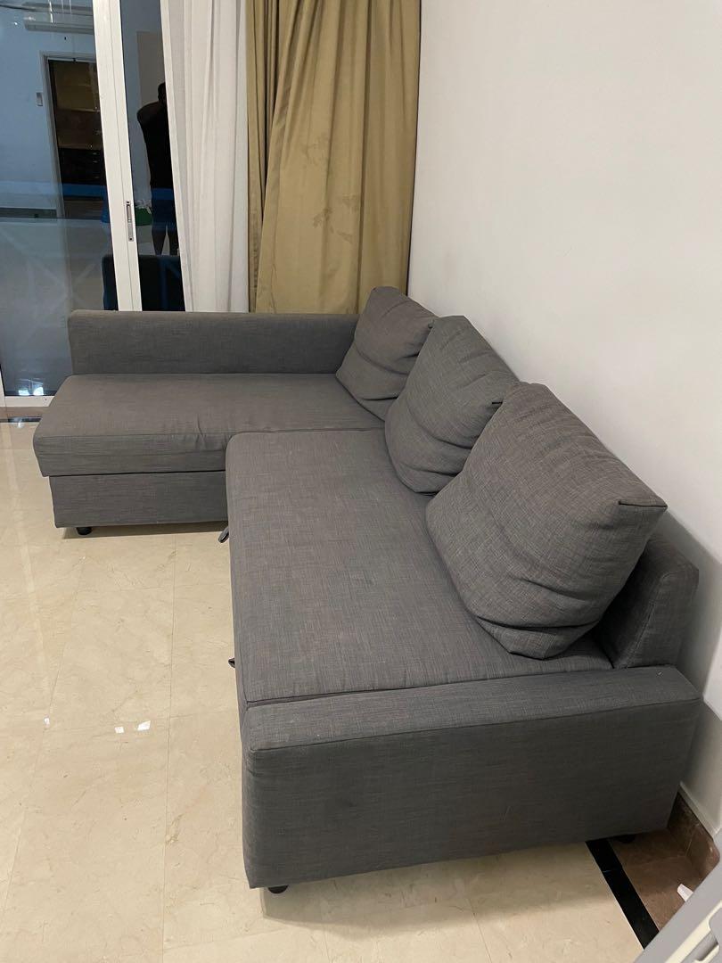 IKEA Friheten L Shape Sofa Bed, Furniture & Home Living, Furniture