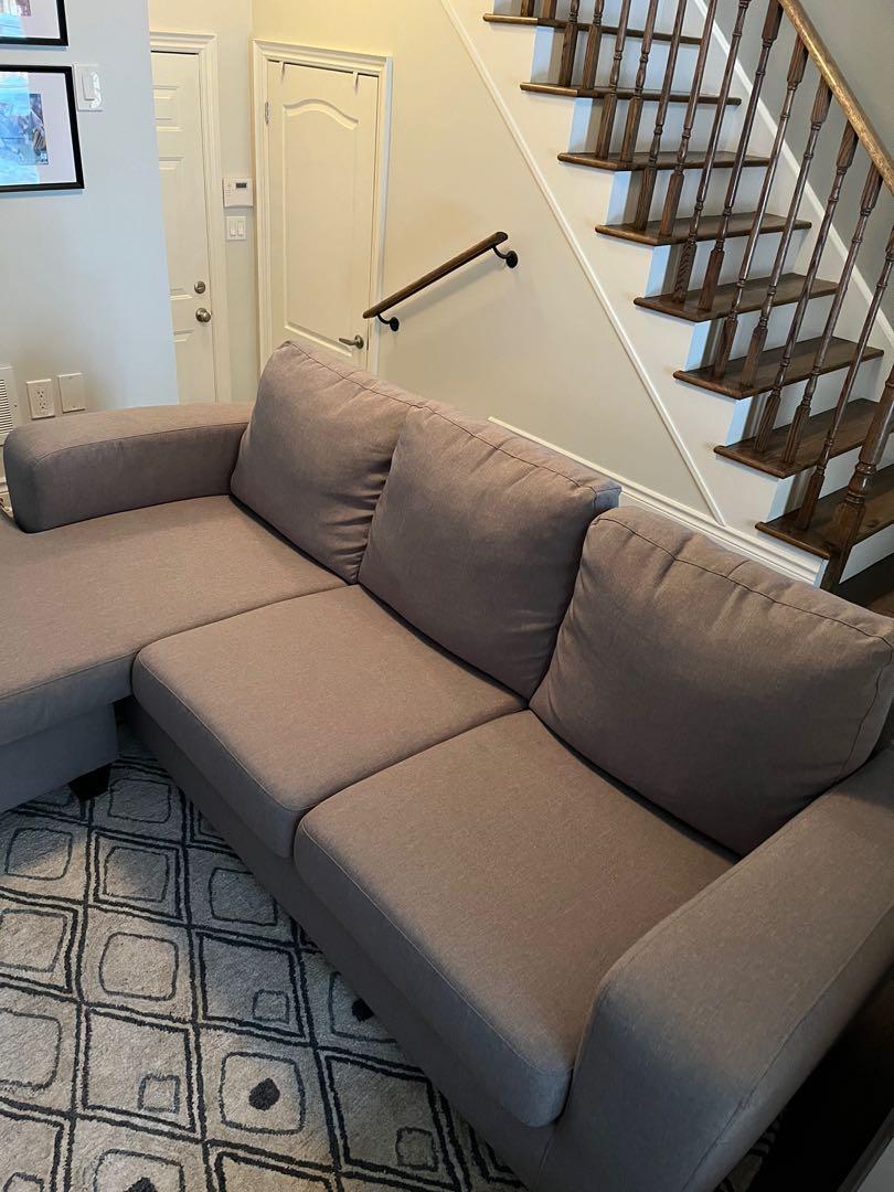 Interchangeable Section Sofa Light Grey Home Furniture on