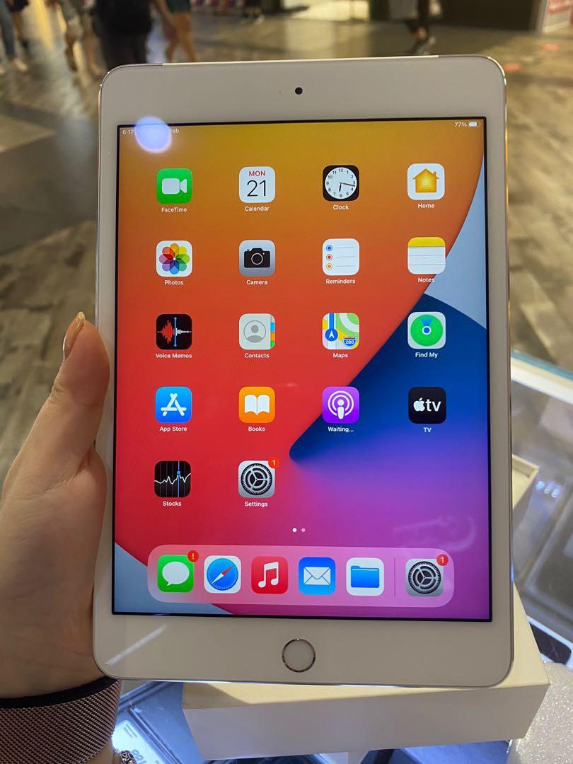 iPad Mini 4 GB Cellular Silver #, Mobile Phones & Gadgets