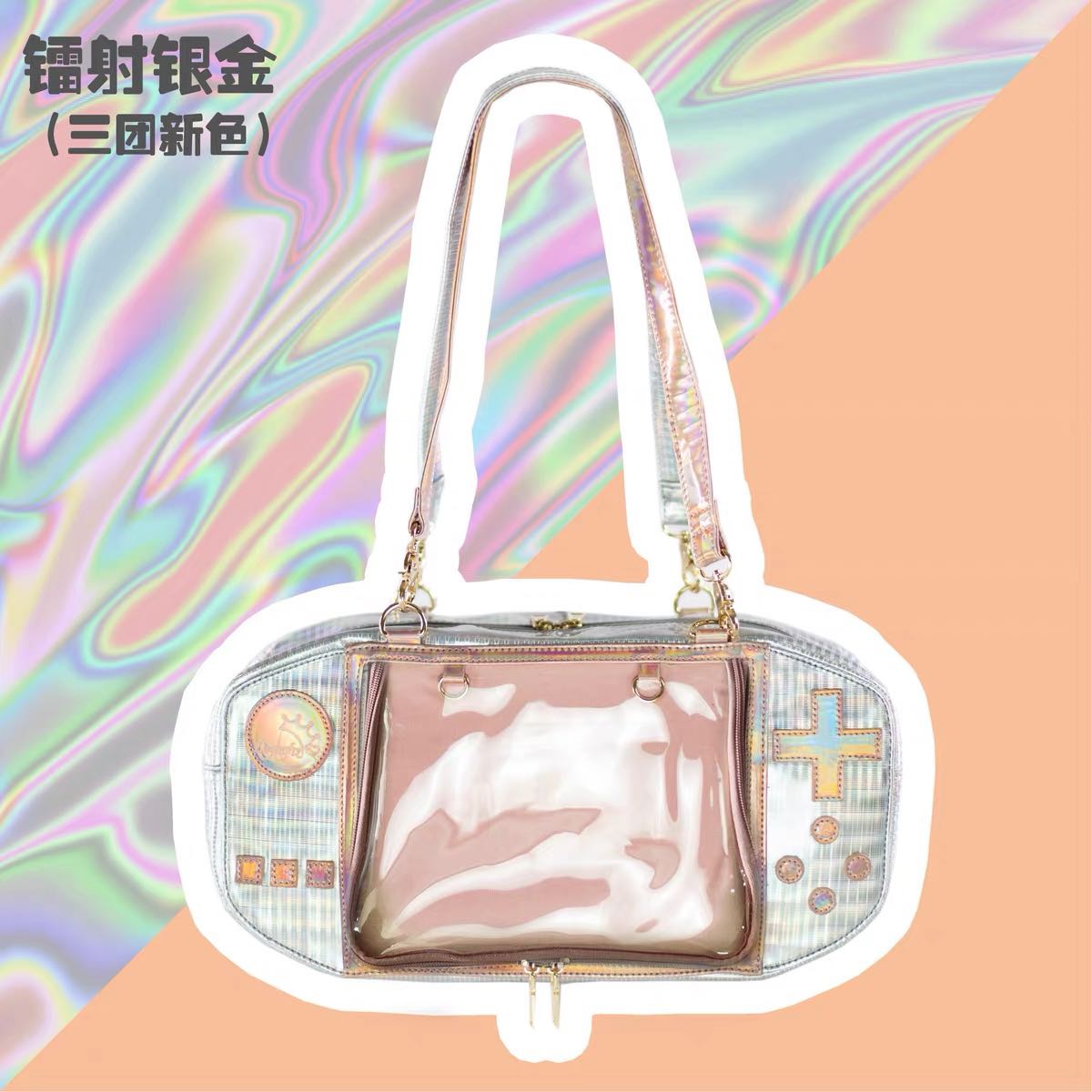 2 Ita Doll Badge Bags Gameboy design