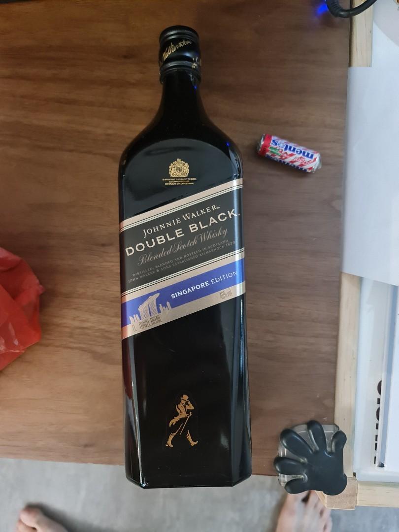 Johnnie walker double black Singapore edition, Food & Drinks ...