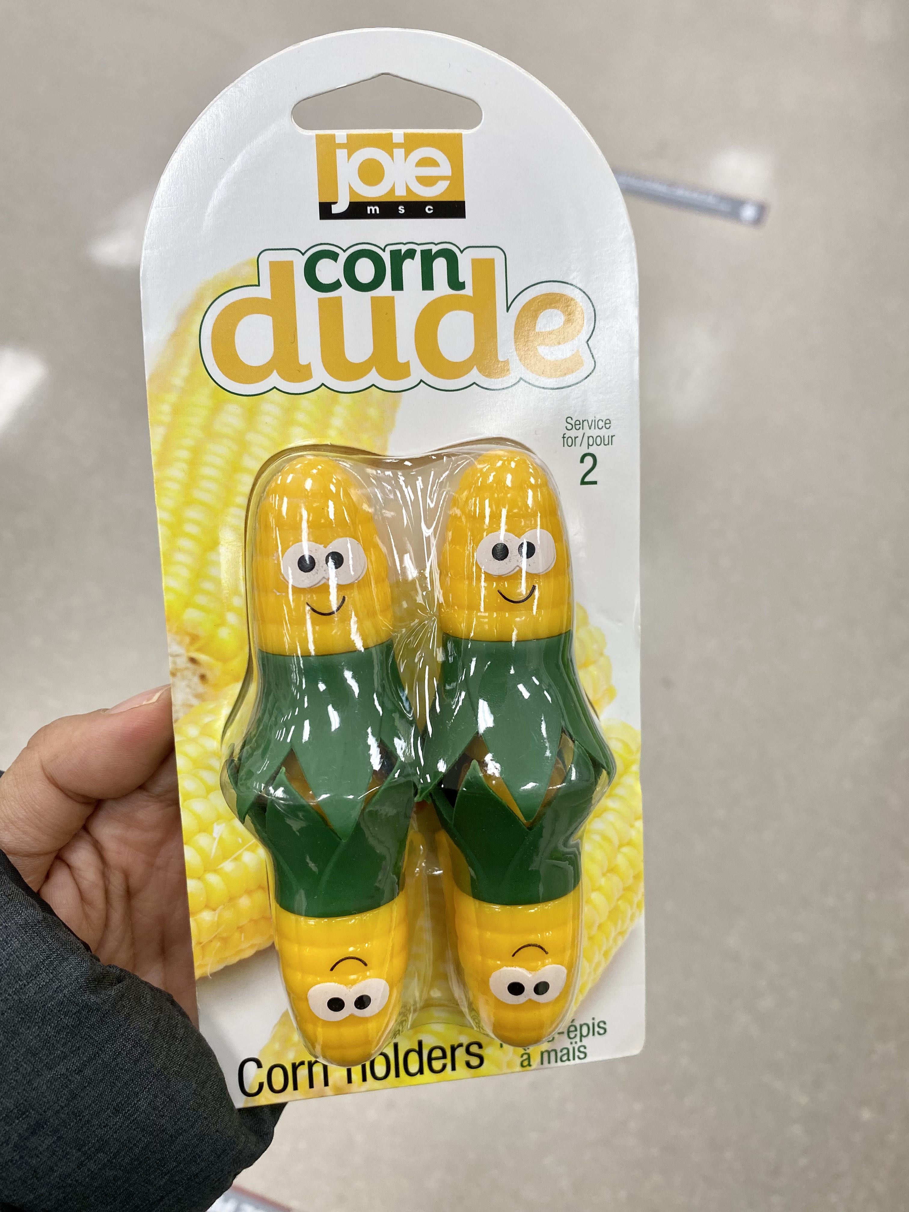 Joie Corn Holders, Furniture & Home Living, Kitchenware & Tableware