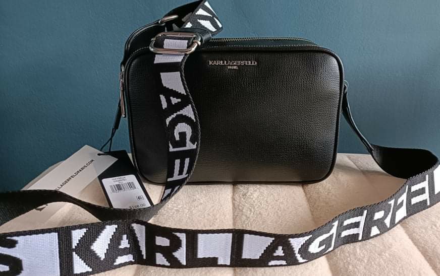 KARL LAGERFELD MAYBELLE CROSSBODY BAG WITH WIDE STRAP - BRAND-NEW WITH TAG  for Sale in Deerfield Beach, FL - OfferUp