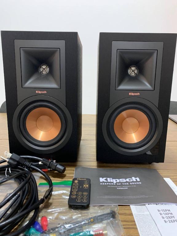Klipsch R-15PM Active Bookshelf Speaker, Audio, Soundbars, Speakers ...
