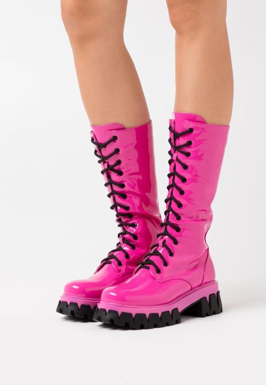 chunky rave boots