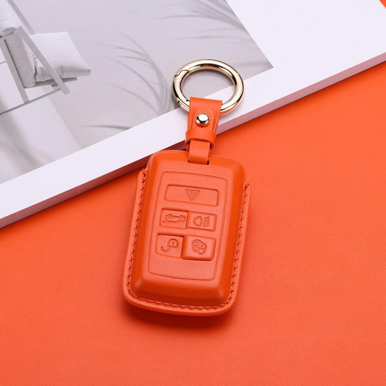 Land Rover Range Rover Jaguar Car Pastel Leather Key Fob Cover