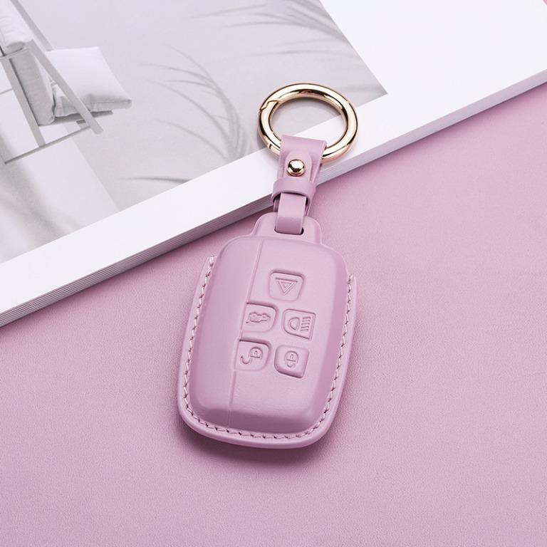 Land Rover Range Rover Jaguar Car Pastel Leather Key Fob Cover