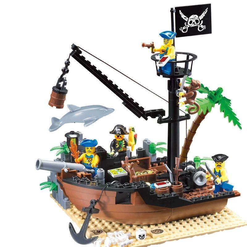 Lego compatible enlighten 306 pirates scrap dock Hobbies Toys Toys Games on Carousell