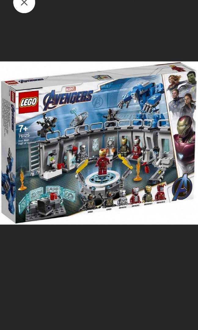 Lego avengers endgame iron man hall of armor shop