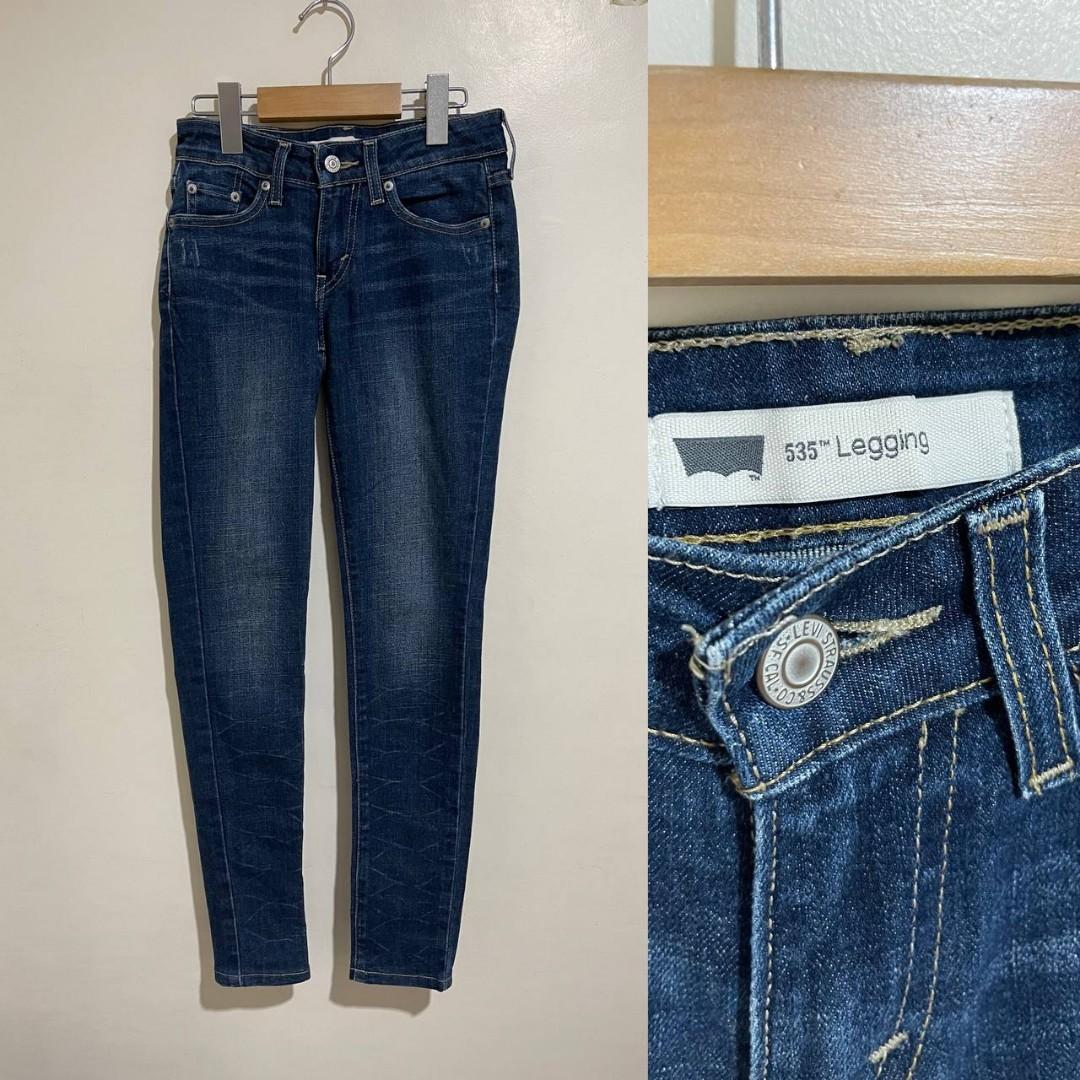 Levi's 535 leggings denim, Women's Fashion, Bottoms, Jeans on Carousell