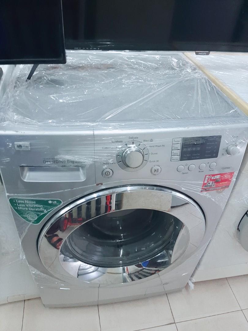 LG front loading Inverter 8.0kg Inverter washing machine good condition