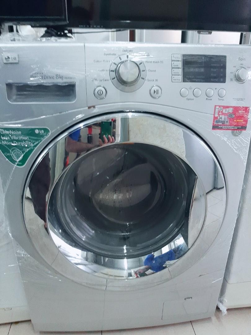 LG front loading Inverter 8.0kg Inverter washing machine good condition
