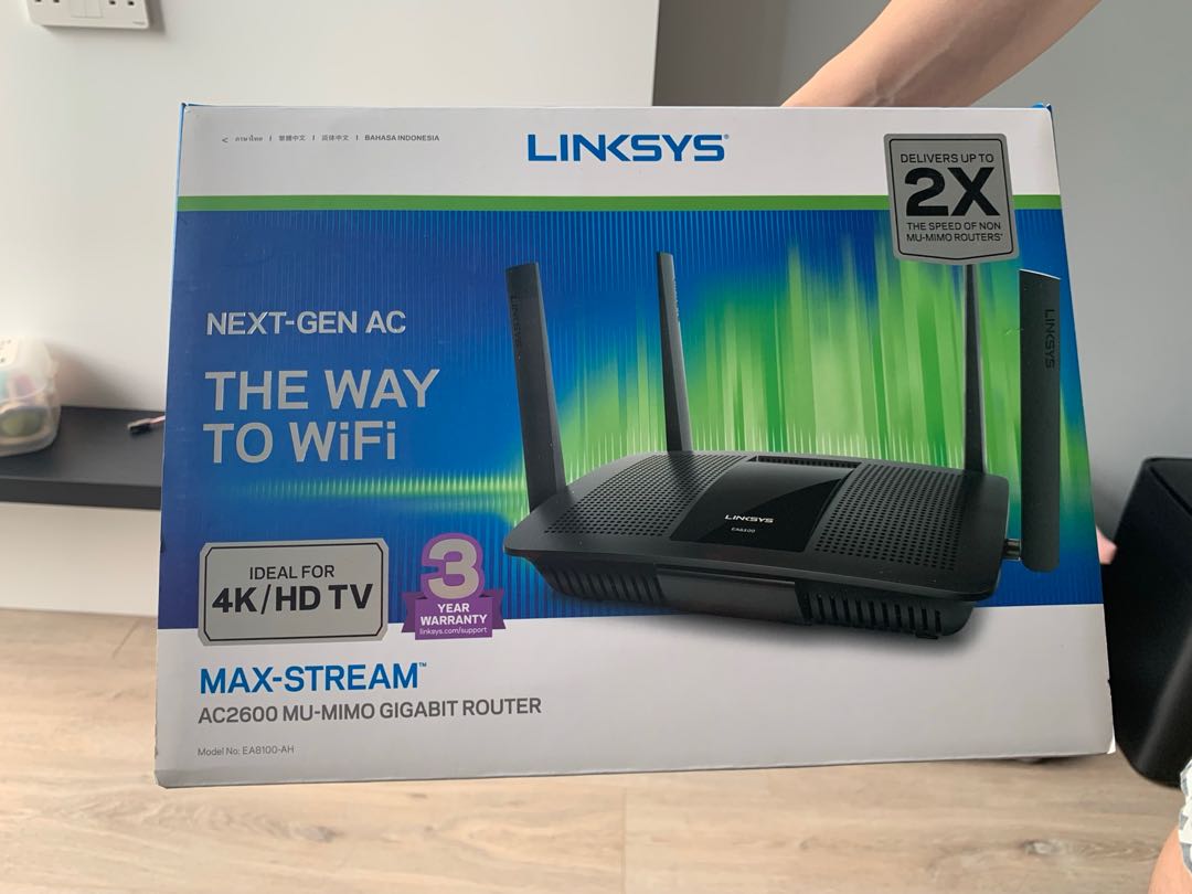 Linksys Router from Starhub, Computers & Tech, Parts & Accessories