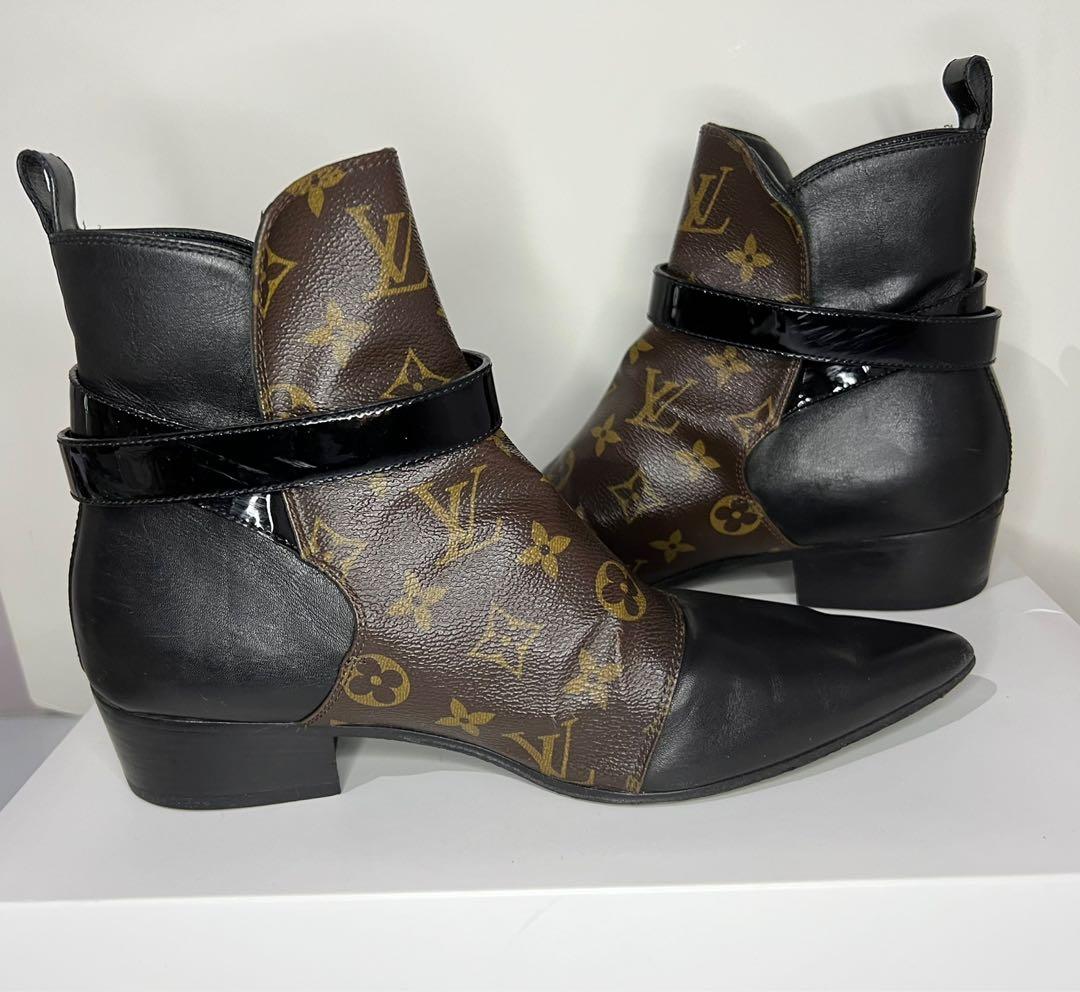 Louis Vuitton Limited Edition CHARLOTTE Flat Ankle Boot Shoes 39