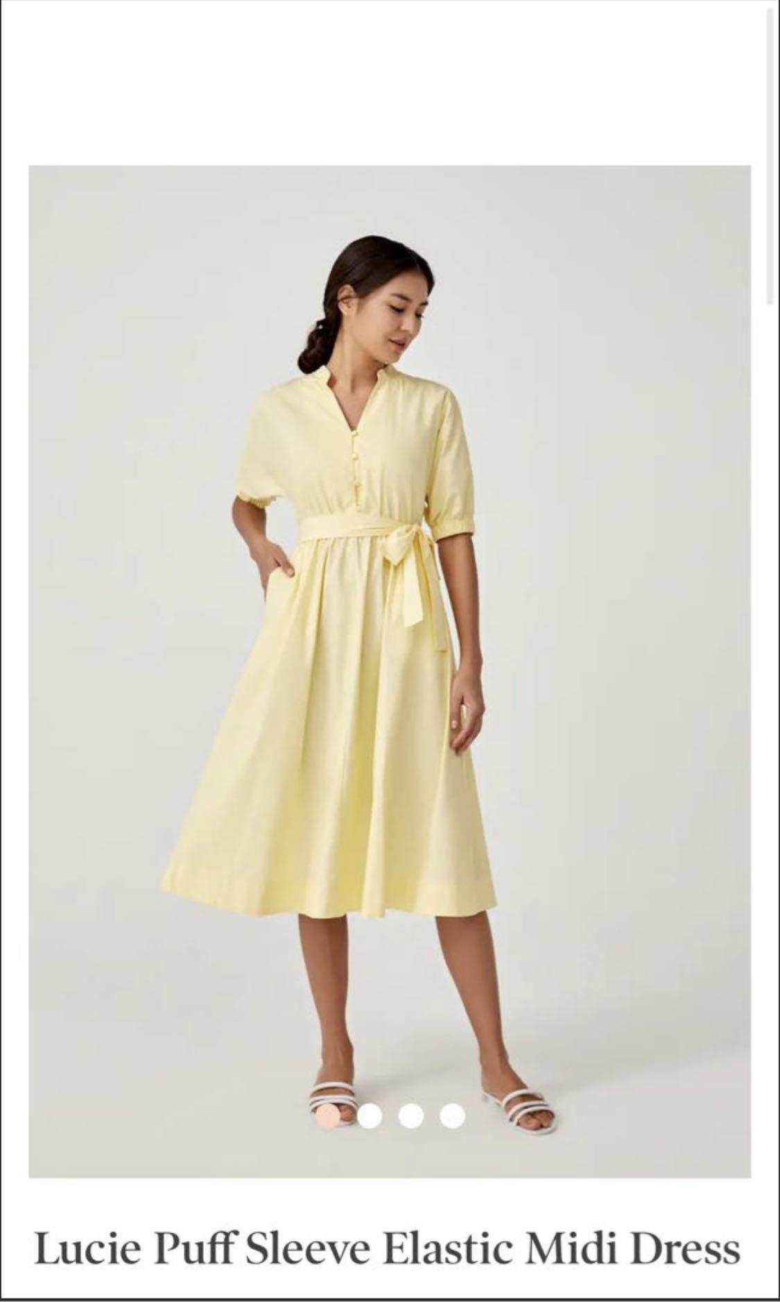 knee length dresses for ladies Mille Lucie Dress in Organza Dot XXS main image 1