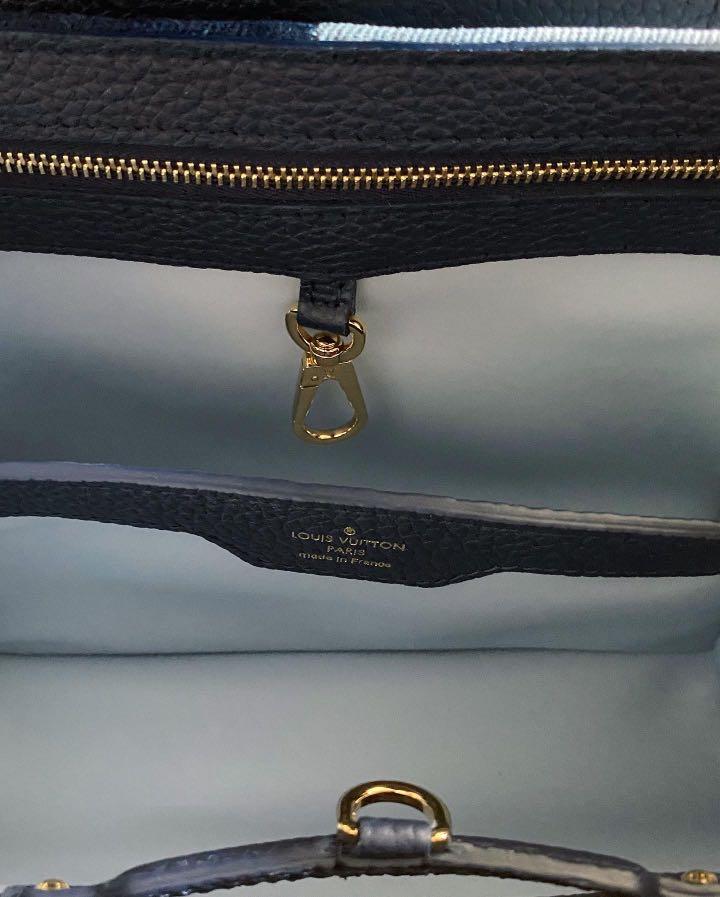 LOUIS VUITTON M59430 Capucines BB 2WAY Shoulder Bag Denim Japan