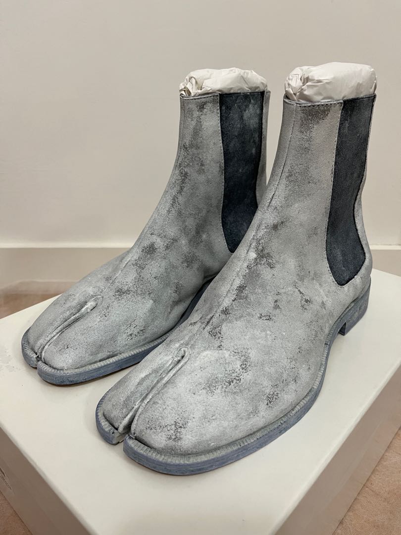Margiela paint splatter boots on sale