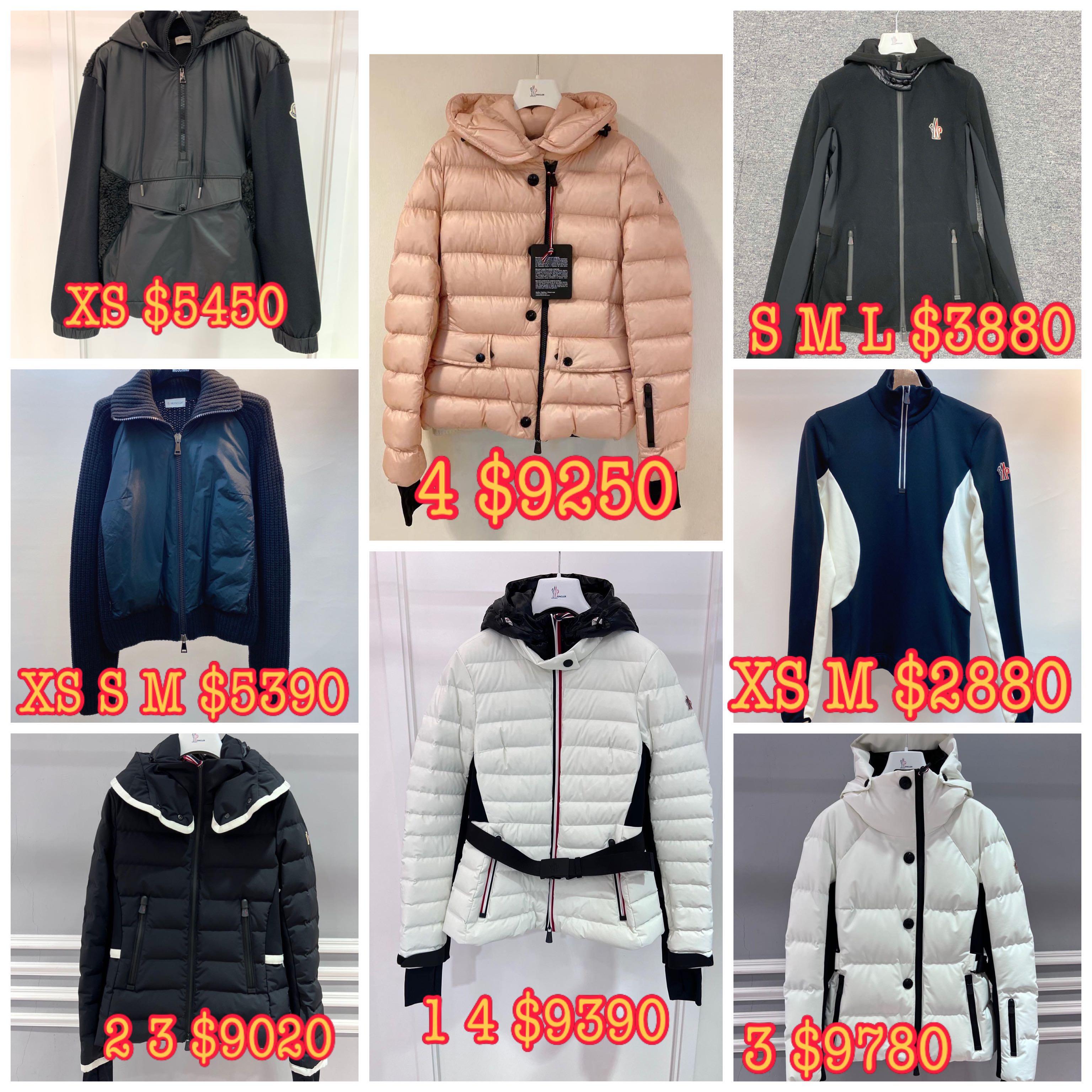 MONCLER SIZE 1 2 3 4 2880 9780