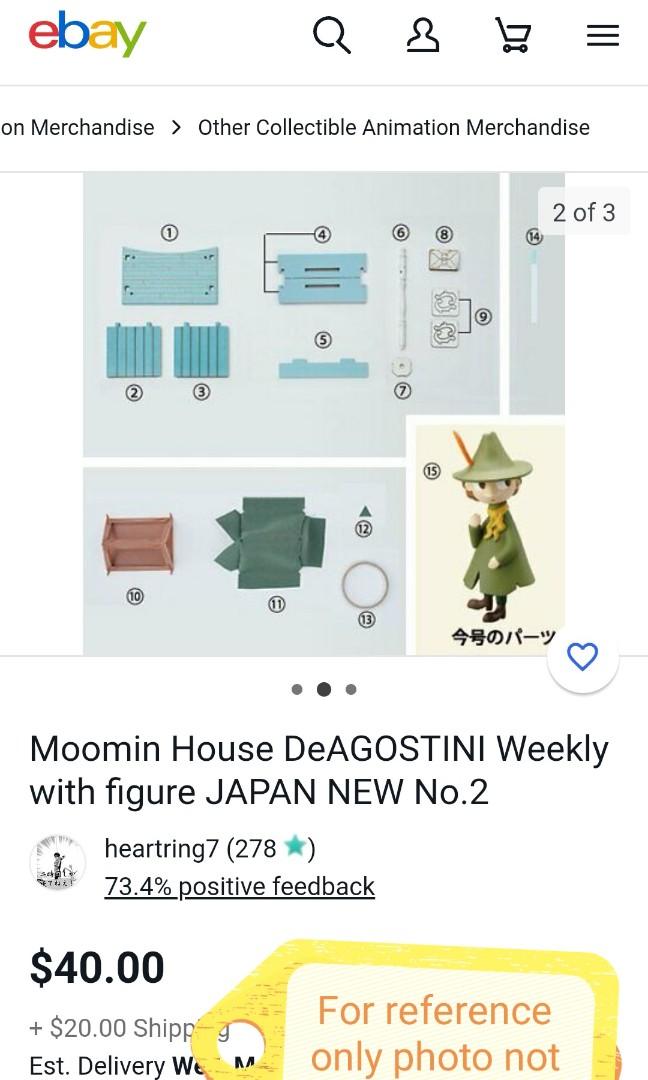 Moomins #2 (Category: Storybooks) located in Quezon City. Submitted by belikabim2014 (Listing ID 1145036258, Image 3). Description: Brand new but no box Moomins deagostini series Shpng via courier of choice under buyers account Novaliches location.